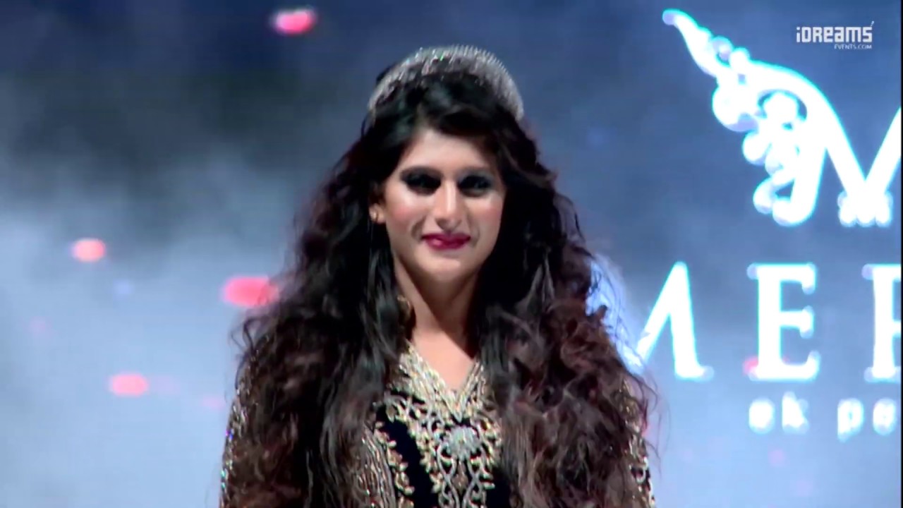 Fashion Week Meraj's luxurious Embellished Tail Gown | Neha Saxena