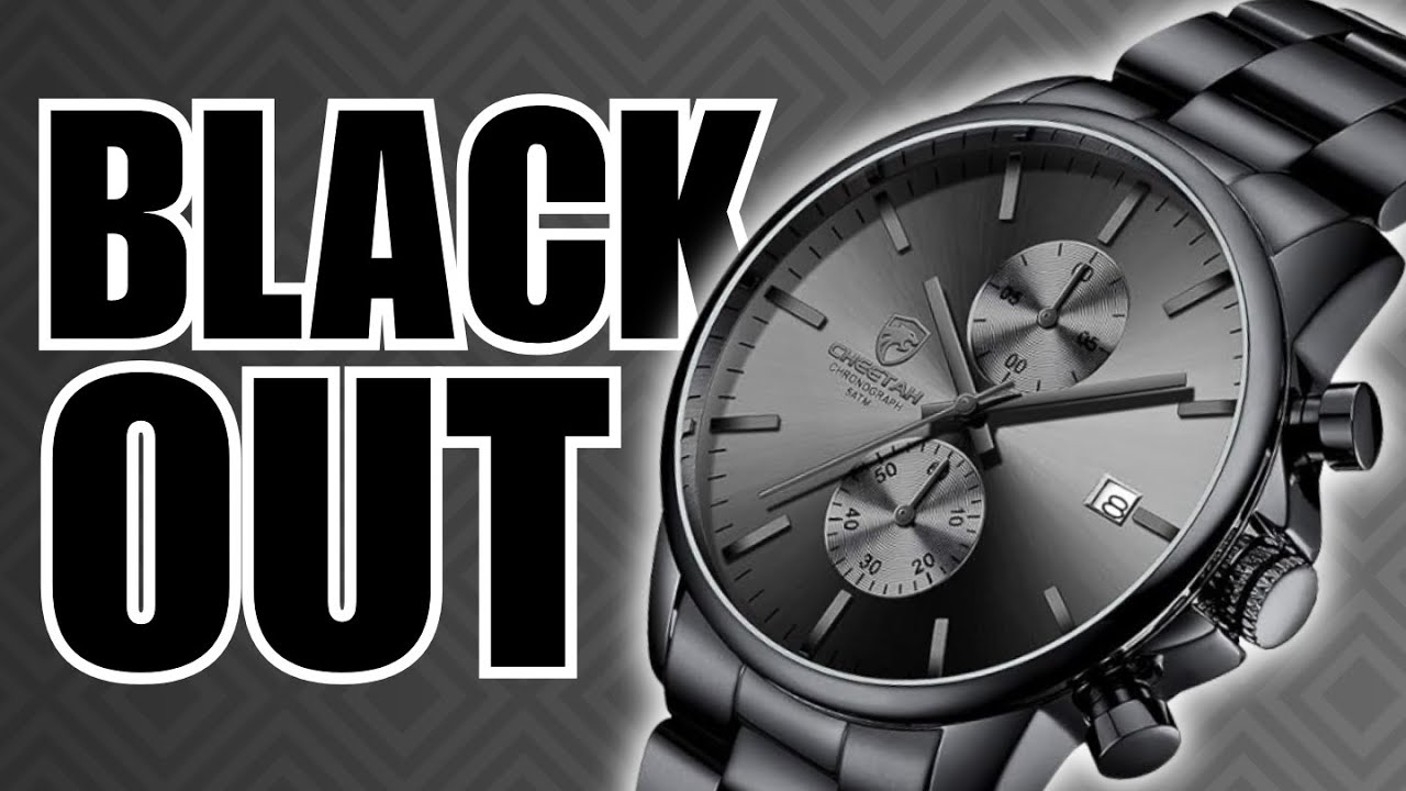 This $42 All Black Chronograph Watch Surprised Me! // Golden Hour