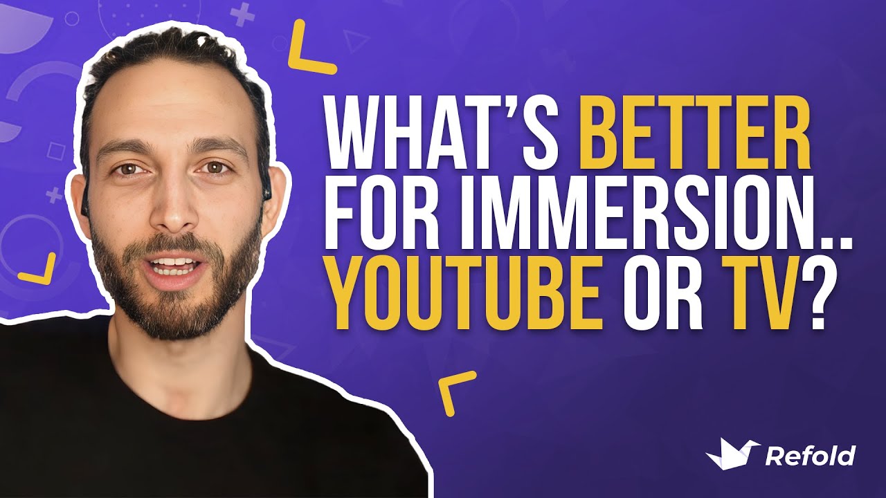 Are TV shows and movies BETTER than YOUTUBE for language learners