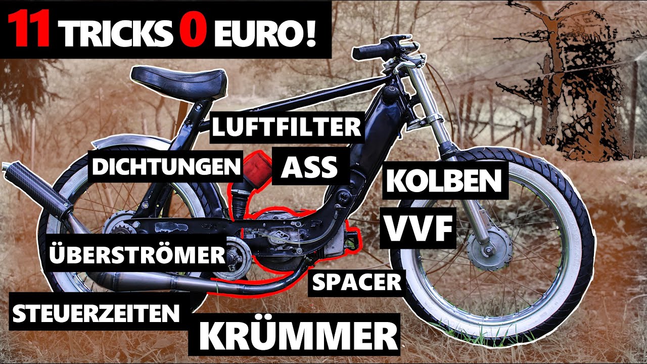 KOSTENLOSES TUNING am Moped - [11 Möglichkeiten für 0€!!] 