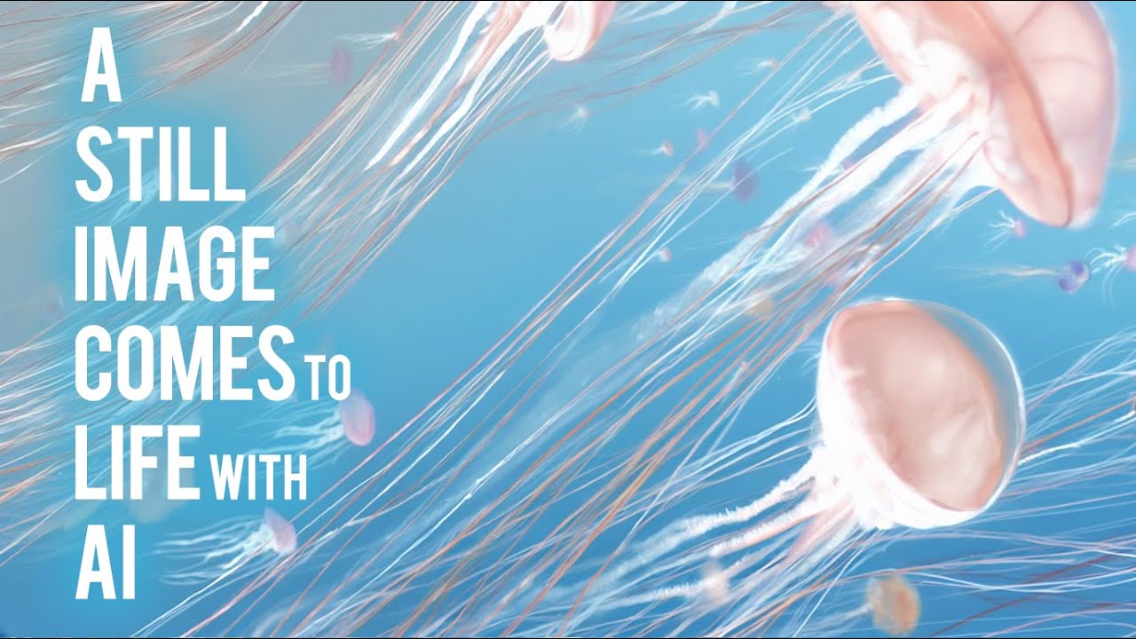 The Great Migration of Jellyfish – A Still Image Comes to Life with AI