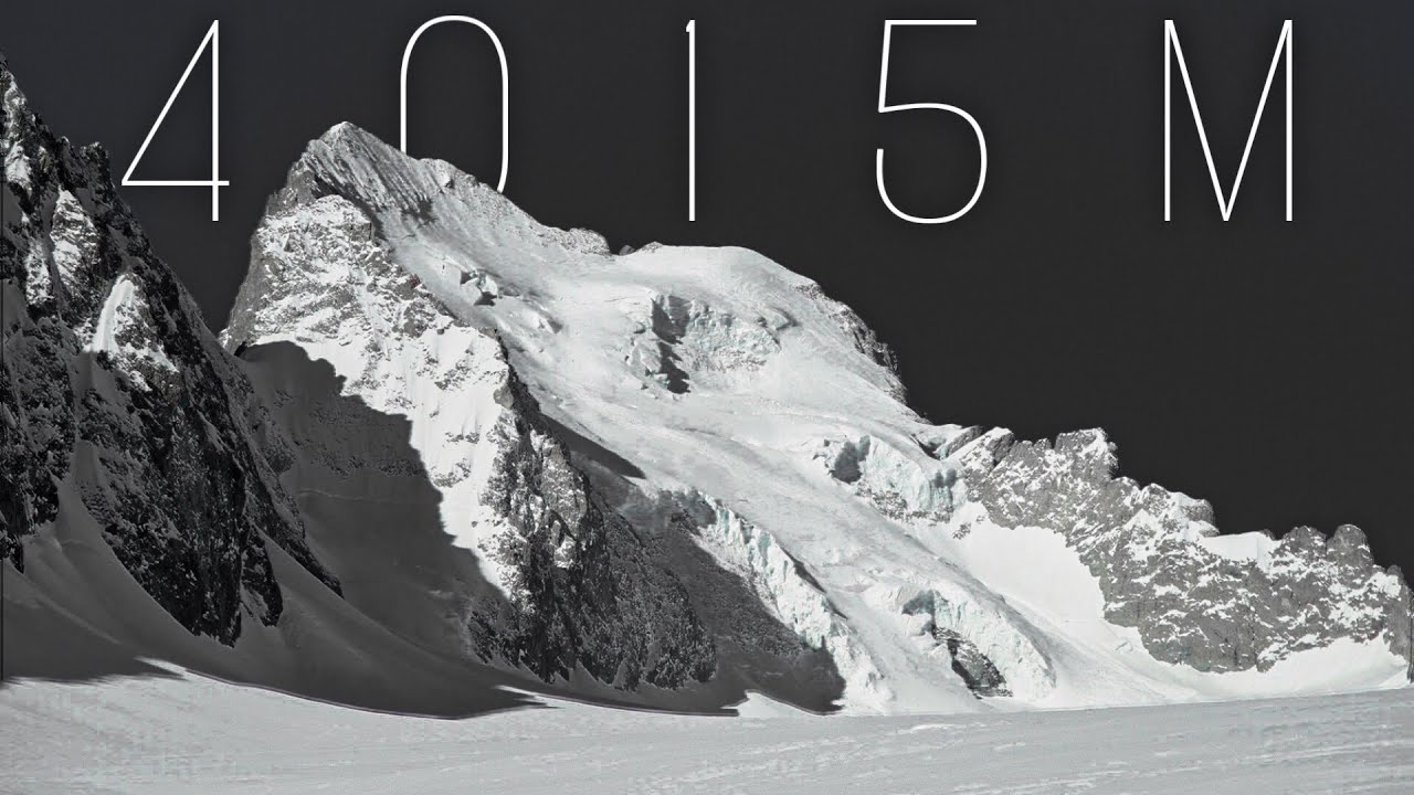 ASCENSION du Dôme des écrins 4015m en hiver en crampons (Base camp sous la Barre 4102m)