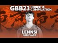 Lennsi 🇩🇪 | 3rd Place Compilation | GRAND BEATBOX BATTLE 2023: WORLD LEAGUE