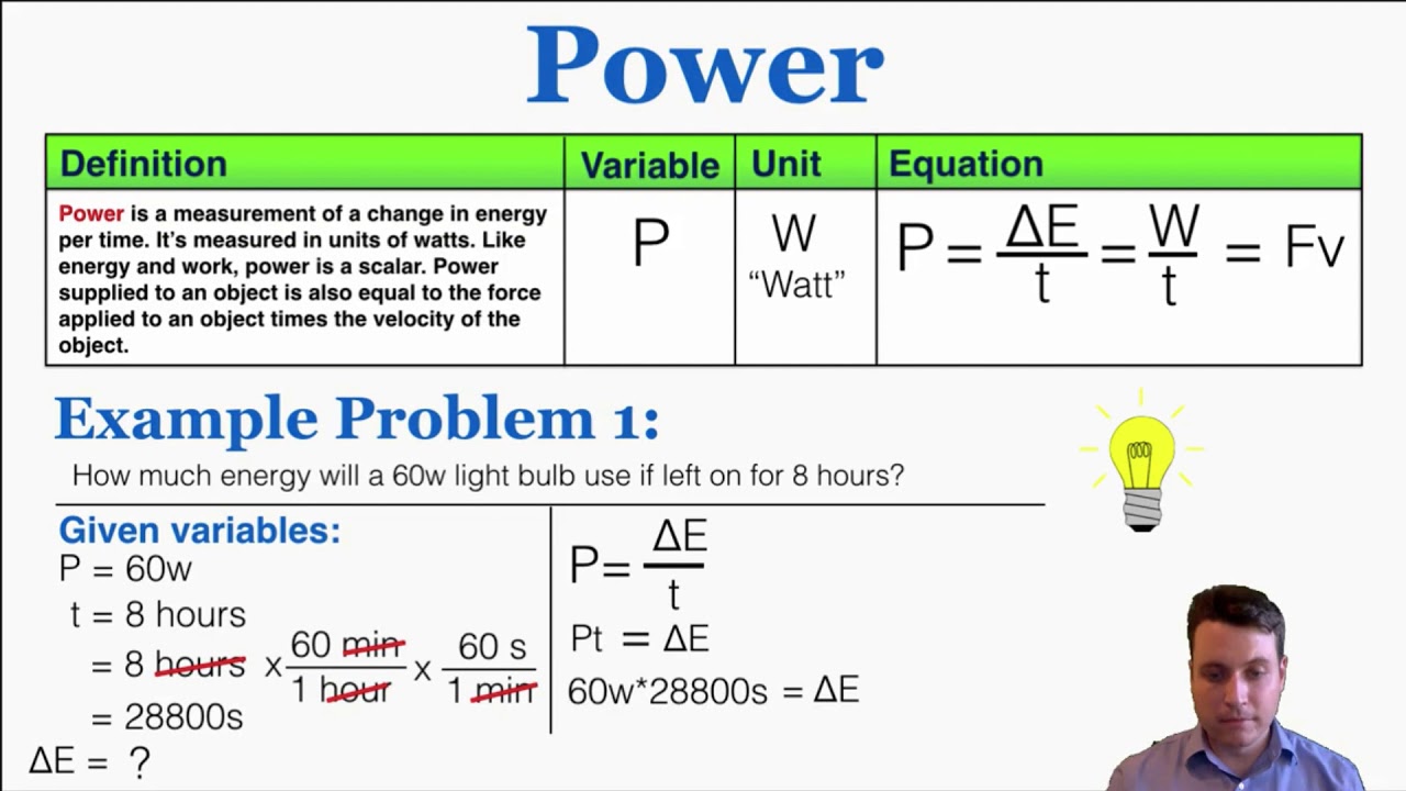 Power IB Physics YouTube