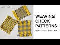 세가지 체크무늬 위빙 코스터 Weaving Check patterned coasters