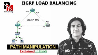 EIGRP PRACTICAL 2 | EIGRP Load Balancing | Path manipulation | equal and unequal cost load balancing
