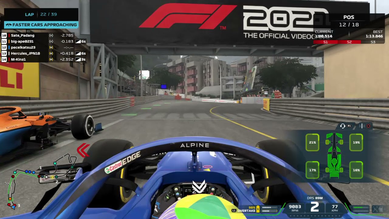 Overtake BIG_APE at Rascasse