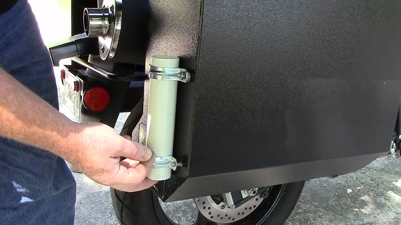 Suzuki DL650 Fishing Rod Holder Mod 