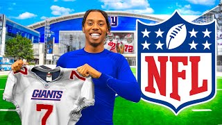 I TRIED OUT FOR A PRO FOOTBALL TEAM AND I MADE IT!!!
