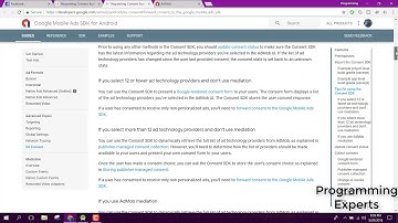 Consent SDK new Admob EU Policy 2018 Tutorial in Android Studio