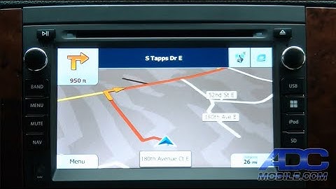 Dynavin GM2007 OE Style Navi for GM - iGo Primo Navigation