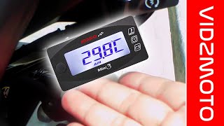 KOSO Mini3 Voltmeter, Clock and AirTemp on Honda Click 150i - Review