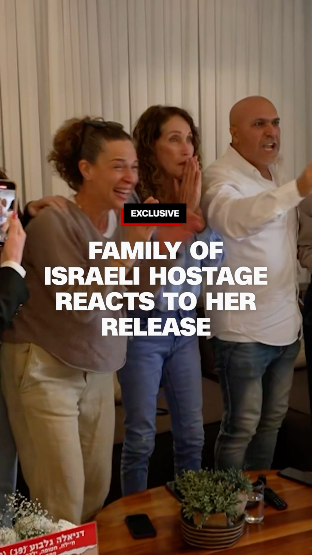 Family of Israeli hostage reacts to her release