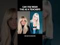 CAN YOU WEAR THESE OUTFITS AS A TEACHER?! Creator: @bellamartinezzz #outfit #fashion #duet