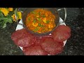        shahi matar makhana with beetroot puri       