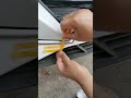Best Scratch Repair Method. #automobile