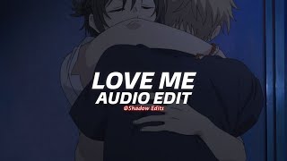 love me - justin bieber『edit audio』 Resimi