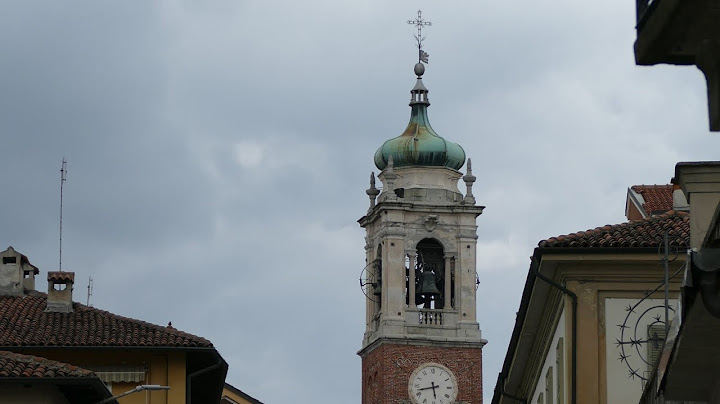 LA DISASTROSA SITUAZIONE DELLE CAMPANE DELLA TORRE DI OLEGGIO (NO)