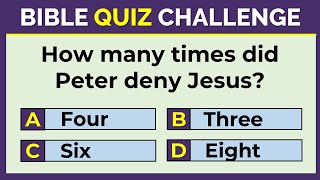 BIBLE QUIZ: ONLY A BIBLE GENIUS CAN SCORE 20/20 | #challenge 8