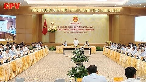 Hội nghị trực tuyến toàn quốc về giải ngân vốn đầu tư công