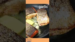 Ultimate Garlic Butter Pan-Seared Salmon #easyrecipe #easysalmonrecipe  #asmr #food #salmon #asmr