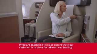 Qantas A380 safety demonstration video
