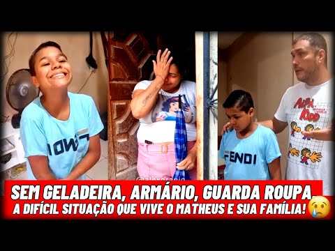 Sem Geladeira, Armário, Guarda Roupa, A Difícil Situação Que Vive o Matheus e Sua Família! 🥺 @alexgranig