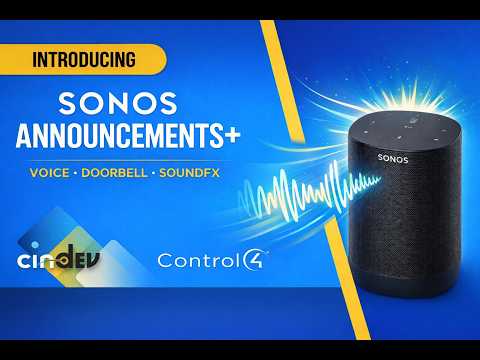 Turn Sonos Into a Smart Announcement System in Control4