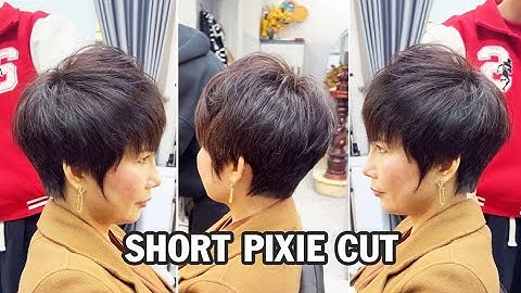 Very Short Pixie Haircut Tutorial Women | Textured Layered & Pixie Cutting Techniques