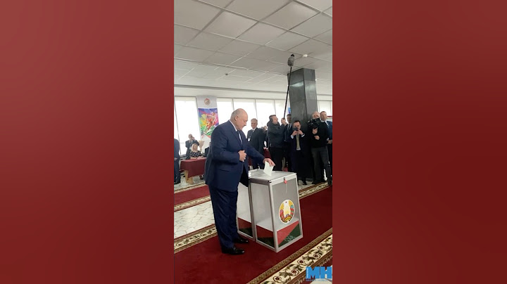 Выбор Первого! Александр Лукашенко проголосовал на выборах Президента Беларуси #shorts #выборы