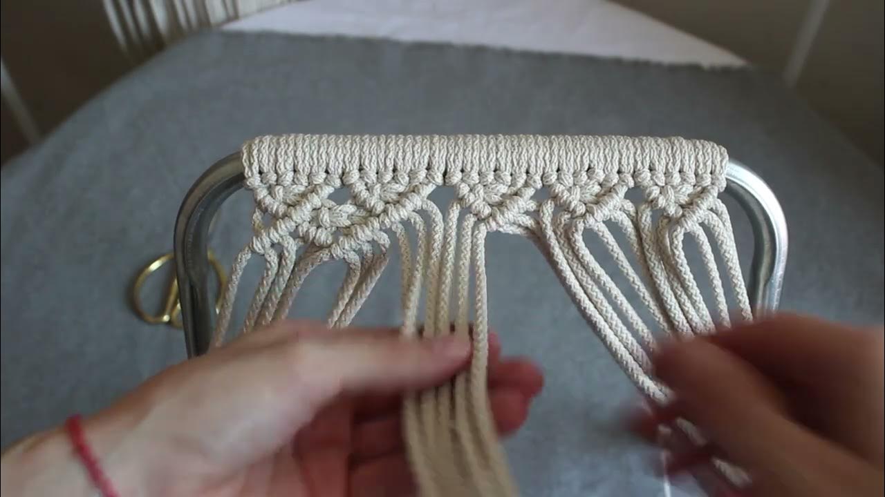 DIY Macrame Chair Tutorial 2 / Macrame Stool YouTube