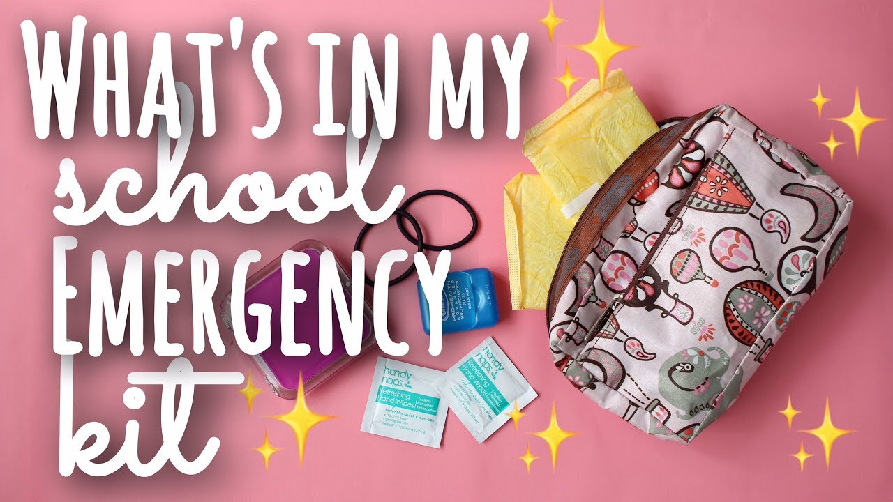 What's in my School Emergency Kit!