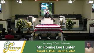 Mr. Ronnie Lee Hunter - March 16, 2022-  Leevy's Funeral Home