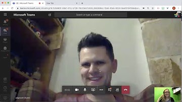 Receiving a Microsoft Teams video chat