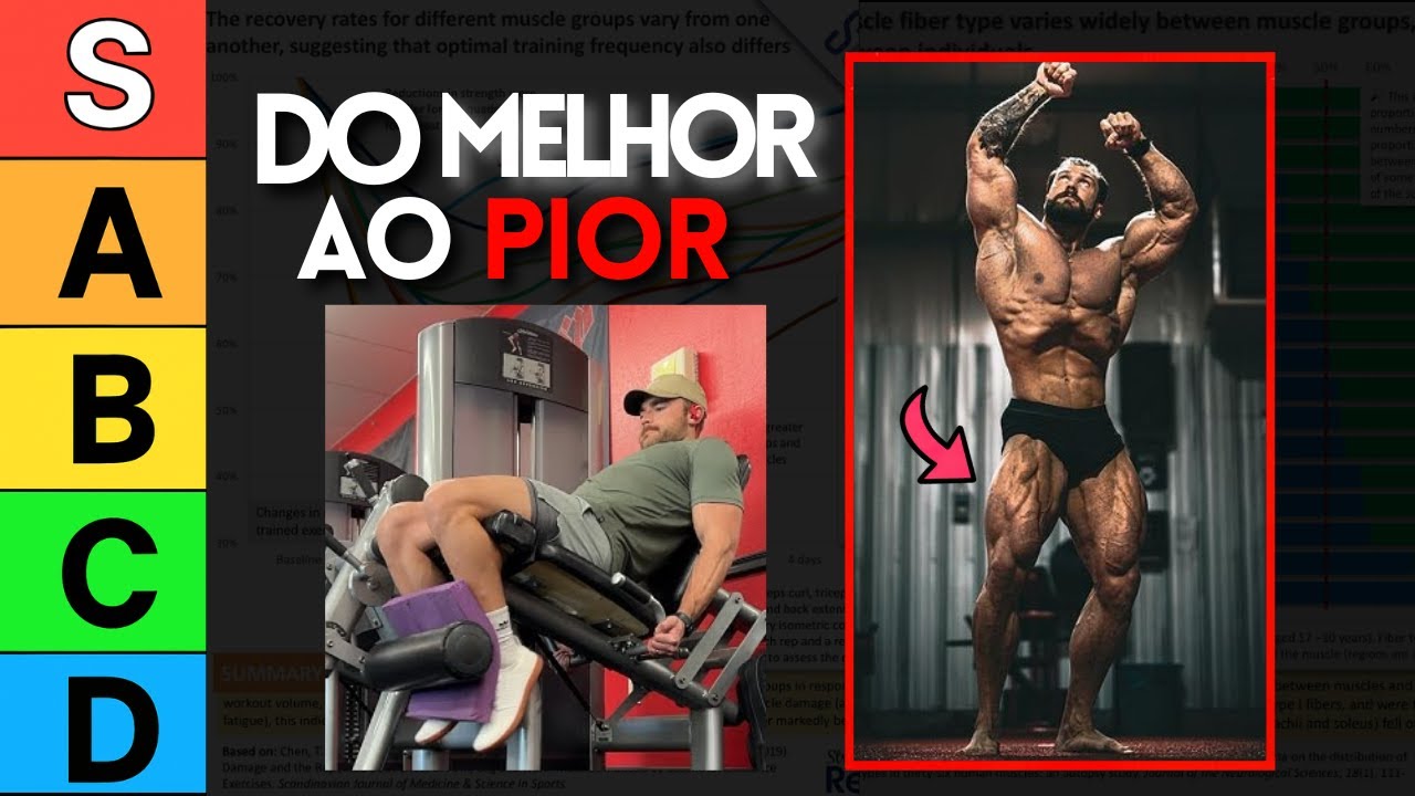 TIER LIST dos EXERCÍCIOS de QUADRÍCEPS (Científico)