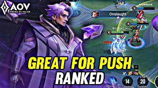 AOV : DARCY GAMEPLAY | GREAT FOR PUSH RANKED - ARENA OF VALOR LIÊNQUÂNMOBILE ROV