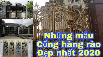 Những mẫu cổng hàng rào sắt đẹp cho ai có nhu cầu nhé |#phuc thien vlog