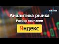 Аналитика рынка. Разбор компании Яндекс.