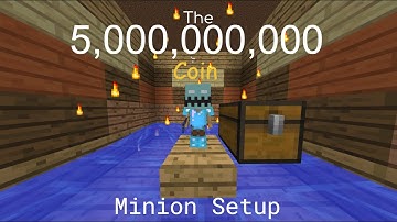 The 5 Billion Coin Revenant Minion Setup (Hypixel Skyblock)