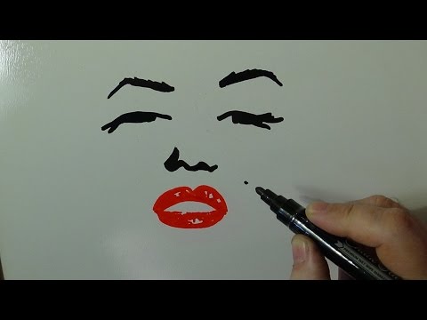 Vidéo: Comment Dessiner Marilyn Monroe