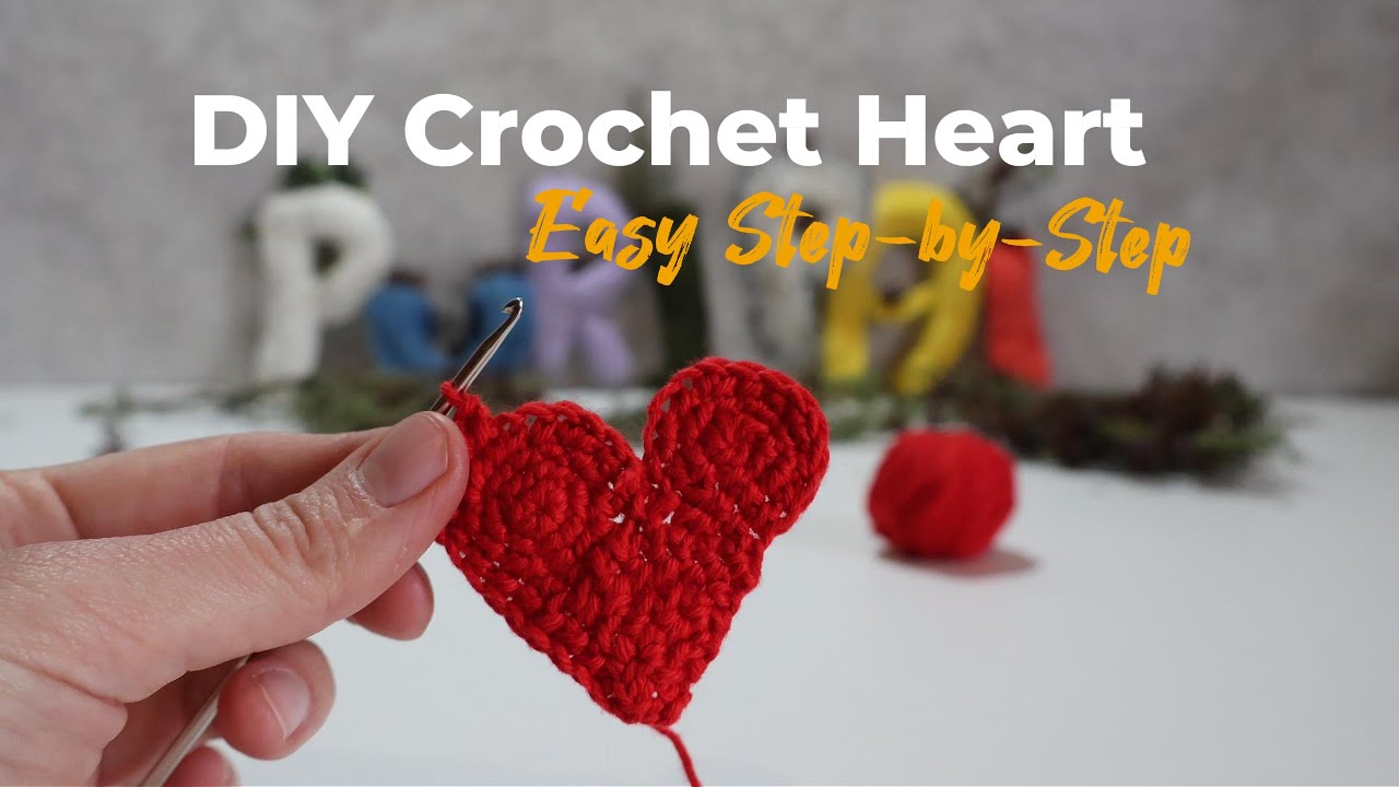 Easy Crochet Valentine’s Heart 🧶❤️