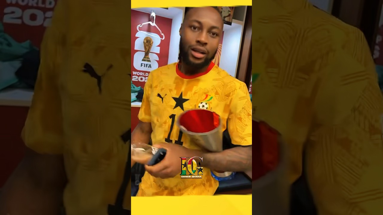 Black Stars celebrate in the dressing room after a hard-fought win over Panama 🇬🇭🔥  #blackstars