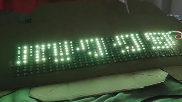 ป้ายไฟวิ่งภาษาไทย ws2812 อย่างไม่เป็นทางการ