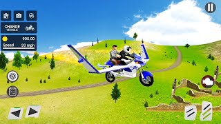 Flying bike Driving Simulator Games Android Gameplay # 8 screenshot 5