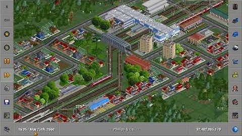 A busy day in Miyazaki (OpenTTD)