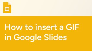 How to insert a GIF in Google Slides