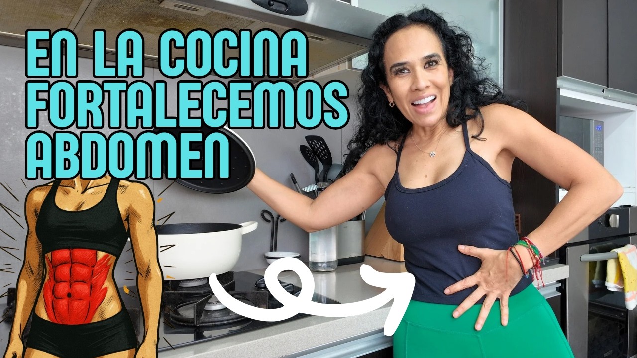 ¡PANZA FIRME en la cocina! Ejercicios PODEROSOS para mujeres +50 💪🏼