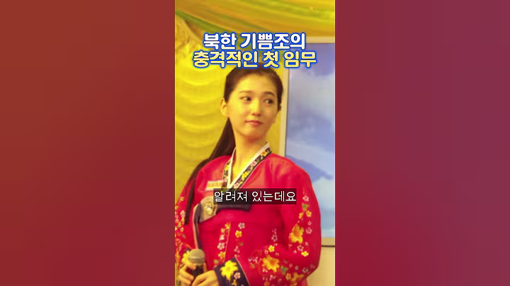 북한 기쁨조의 충격적인 첫 임무