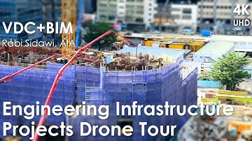 Engineering Infrastructure Projects Drone Tour 4K
