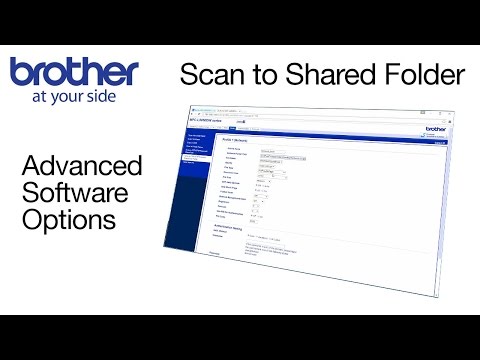 Scan to a network folder from your Brother machine